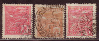 BRESIL - 1920 - YT N° 170 / 171 + 174 - Oblitérés - Used Stamps