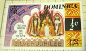Dominica 1977 Queen Elizabeth II Silver Jubilee 0.5c - Mint - Dominique (...-1978)