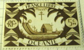 Oceanie 1942 Polynesian Travelling Canoe 5c - Mint - Other & Unclassified