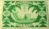 Oceanie 1942 Polynesian Travelling Canoe 25c - Mint - Altri & Non Classificati