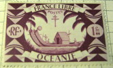 Oceanie 1942 Polynesian Travelling Canoe 1f - Mint - Other & Unclassified