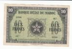 Morocco 10 Francs 1943 VF++ CRISP P 25 - Marruecos