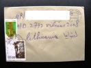 Cover Sent From Egypt To Lithuania On 2002, Nefertari Pharaoh - Briefe U. Dokumente