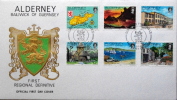 ALDERNEY 1983  FDC   MiNr. 1-12  ( Lot 933 ) - Alderney