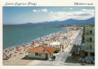 66 - SAINT CYPRIEN - La Plage, Au Loin Les Albéres. - Saint Cyprien