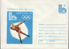Romania-Postal Stationery Cover Unused 1980-Speed ​​Skating; Patinage De Vitesse; Eisschnelllauf - Invierno 1980: Lake Placid