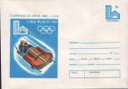 Romania-Postal Stationery Cover 1980-Lake Placid-bobsled 2 Persons;Bobsleigh 2 Personnes-unused - Hiver 1980: Lake Placid