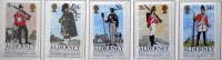 ALDERNEY 1985  MILITARY UNIFORMS.   MiNr.23-27  ( Lot Ks 314 ) MNH (**) - Alderney