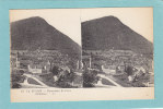 LA SUISSE  -   Panorama De Coire  ( Grisons )   -  BELLE CARTE STEREO  - - Cartes Stéréoscopiques