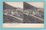 LA SUISSE  -    Saint-Gothard .  Panorama D' Hospenthal-  BELLE   CARTE  STEREO  - - Stereoskopie