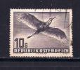 AUSTRIA 1953 Used Stamp(s) Airmail 10 Schilling (1 Perf. Missing) Too Valuable To Throw Away) Nr. 987 - Autres & Non Classés