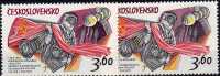 Abart Held Raumfahrt 1973 CSSR 2132/7 I Plus II ** 27€ USSR-Kosmonauten Error On The Stamp Space Set Of Tschechoslowakei - Plaatfouten En Curiosa