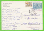 Sur CP - PORTUGAL - 2 Timbres - Marcophilie