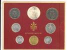 Vaticano 1973 - Serie Divisionale 8 Monete 1,2,5,10, 20, 50, 100,  Metalli Vari + £.500 AG - - Vatican