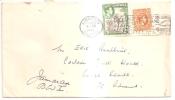 57670)lettera JAMAICA Con 2 Valori + Annullo - Jamaica (1962-...)