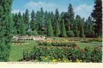 SPOKANE, WA, Photo PC -  Davenport Fountain, Manito Park,  Nice Stamp - Spokane