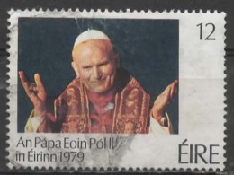 IRELAND 1979 Visit Of Pope John Paul II - 12p Pope John Paul II FU - Used Stamps