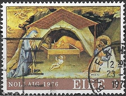 IRELAND 1976 Christmas. - 9p The Nativity (Lorenzo Monaco)  FU - Gebruikt