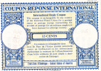 7718# ETATS UNIS D´ AMERIQUE COUPON REPONSE INTERNATIONAL INTERNATIONAL REPLY COUPON 13 CENTS USA 1954 - Storia Postale