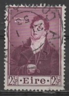 IRELAND 1952 Death Centenary Of Thomas Moore (poet) - 21/2d. - Purple FU - Usati