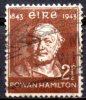 IRELAND 1943 Centenary Of Announcement Of Discovery Of Quaternions. - Sir William Rowan Hamilton 21/2d. - Brown  FU - Oblitérés