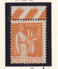 FRANCE N°286 1F ORANGE TYPE PAIX  BAS DU TIMBRE PRESQUE BLANC NEUF SANS CHARNIERE - Neufs