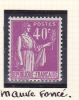 FRANCE N°281 40C MAUVE FONCE TYPE PAIX NEUF SANS CHARNIERE - Nuevos