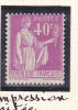 FRANCE N°281 40C LILAS TYPE PAIX  IMPRESSION MITEE NEUF SANS CHARNIERE - Unused Stamps