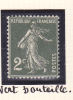 FRANCE N°278  2C VERT BOUTEILLE TYPE SEMEUSE CAMEE NEUF SANS CHARNIERE - Nuovi