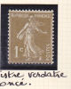 FRANCE N°277A 1C BISTRE VERDATRE FONCE TYPE SEMEUSE CAMEE   NEUF SANS CHARNIERE - Neufs