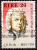 IRELAND 1985 European Music Year. Composers -26p. - Johann Sebastian Bach  FU - Used Stamps