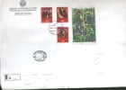 San Marino 1994 Busta FDC Con Natale E Centenario Del Touring Club Italiano - Used Stamps