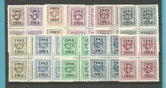 Type E 55V 725/35 In Blok Van 4  (**) (cote 56 € / 2012) (a25%) (M298) - Typografisch 1951-80 (Cijfer Op Leeuw)