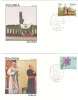 1987 POLONIA POLSKA - GDNSK LUBLIN -VIAGGI DEL PAPA GIOVANNI PAOLO II - Covers & Documents