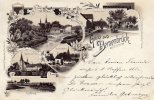 Gruss Aus Bersenbrück 1898 Germany Postcard - Osnabrück