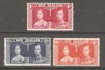 NEW ZEALAND 1937 CORONATION SET KING GEORGE VI , MVLH* - Unused Stamps