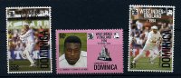 Dominique ** N° 1665 à 1667 - Cent. Des Rencontres De Cricket - Dominica (1978-...)