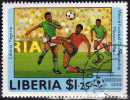 Fußball-WM 1986 Mexico Spiel-Szene Nigeria-Liberia 1335 Out Block 109 O 4€ Fussballer Fogli Soccer Bloc Sheet Bf Africa - 1986 – Mexico