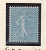 FRANCE N° 362  50C TURQUOISE PALE TYPE SEMEUSE LIGNEE NEUF SANS CHARNIERE - Unused Stamps