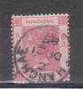 (SA0375) HONG KONG, 1882 (Queen Victoria, 2 C., Rose). Mi # 35a. Used Stamp - Gebraucht