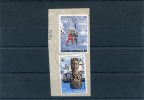 Greece- "Skiers On Ski-lift" & Bouboulina's "Spetses" On Fragment With "ANDROS (Cyclades)" [29.7.1983] XIV Type Postmark - Postmarks - EMA (Printer Machine)