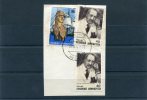 Greece- Miaoulis' "Ares" & "George Papanikolaou" Stamps On Fragment W/ "ANDROS (Cyclades)" [30.8.1983] XIV Type Postmark - Affrancature Meccaniche Rosse (EMA)