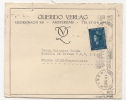 NETHERLANDS - VF 1938 COVER From AMSTERDAM To BUENOS AIRES (reception At Back)- Yvert # 311 Solo Stamp - Covers & Documents