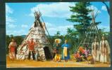 An Indian Chief And His Family In Residence At Indian Village , Lake George, N.Y.    TU20 - Lake George