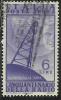 ITALY REPUBLIC ITALIA REPUBBLICA 1947 POSTA AEREA AIR MAIL CINQUANTENARIO INVENZIONE RADIO LIRE 6 USATO USED OBLITERE' - Luftpost