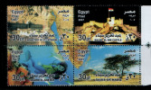 EGYPT / 2007 / Liberation Of Sinai - Oasis Of Nabq ; Sharm El-Sheik ; Coral  Reefs ; Diving / MNH / VF  . - Unused Stamps