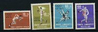 Turquie ** N° 1704 à 1707 - J.O. De Tokyo (course à Pied, Lutte, Disque) - Unused Stamps
