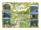 Cp, Carte Géographique, Circuit Touristique Var - Côte D´Azur - Landkarten