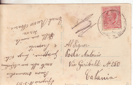 31*-Tassate-Segnatasse-Regno-Storia Postale Su Cartolina-10c.Leoni-tassata E Detassata Su Cartolina Tema Amoroso - Postage Due