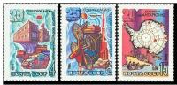 Polar Philately Space 1981 USSR MNH 3 Stamps Mi 5028-30  Soviet Antarktic Researches. - Research Programs